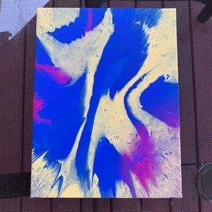 12” x 12” Spin Art